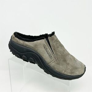 Merrell Women's Jungle Moc Cozy Gray Slip-On Casual Shoes Size 9.5 Comfort